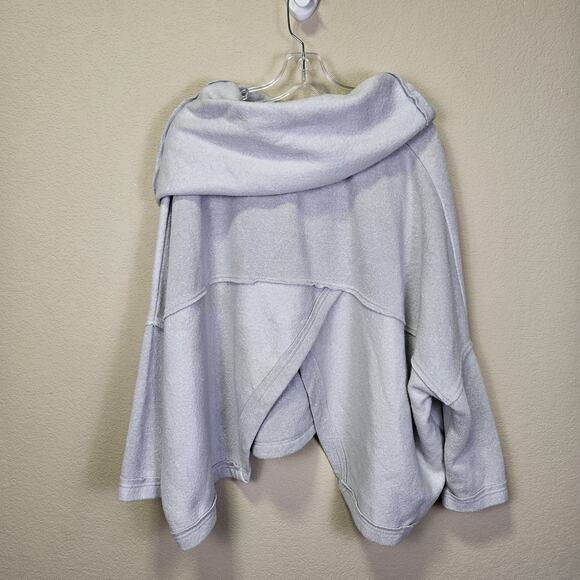 Free People Huntington Oversized Pullover Womens S Cowl Neck Sweatshirt Tulip - Picture 8 of 16